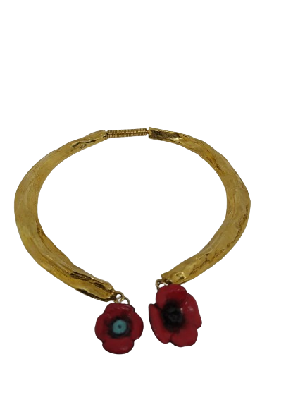Golden Poppy Necklace